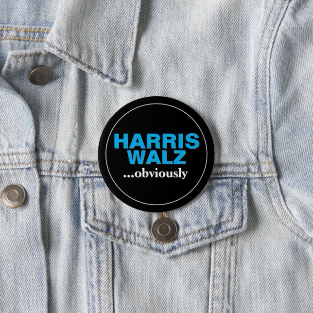 Badge Rond 7,6 Cm Campagne HARRIS WALZ Yard (En situation)