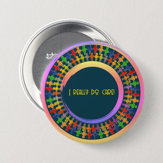 Badge Rond 7,6 Cm Campagne personnalisable Artsy (Devant & derrière)
