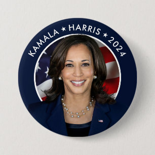 Badge Rond 7,6 Cm Campagne présidentielle de Kamala Harris 2024