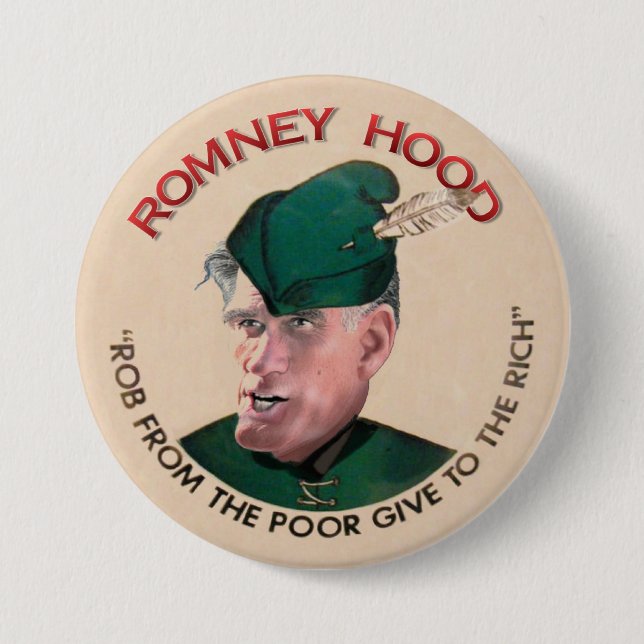 Badge Rond 7,6 Cm Capot 2012 de Mitt Romney (Devant)