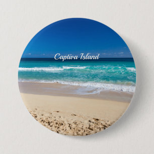 Badge Rond 7,6 Cm Captiva Island, Floride,