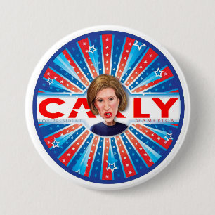 Badge Rond 7,6 Cm Carly Fiorina pour l'Amérique