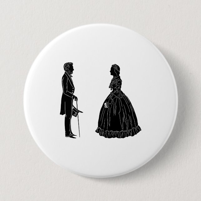 Badge Rond 7,6 Cm Carte postale d'invitation (Devant)