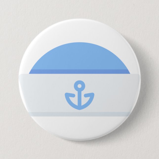 Badge Rond 7,6 Cm casquette marin (Devant)