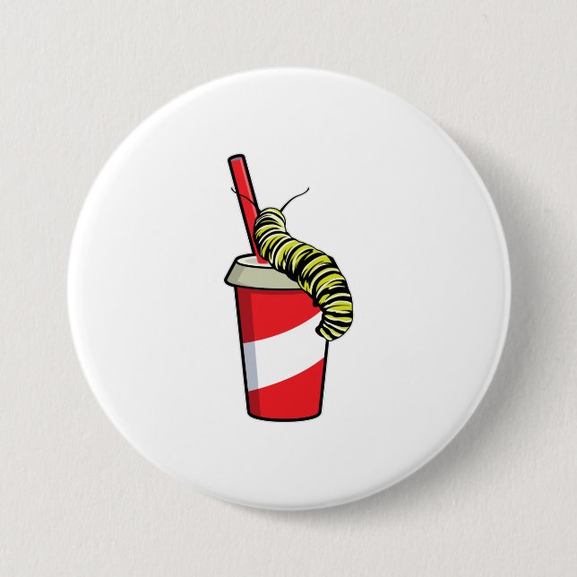 Badge Rond 7,6 Cm Caterpillar (Devant)