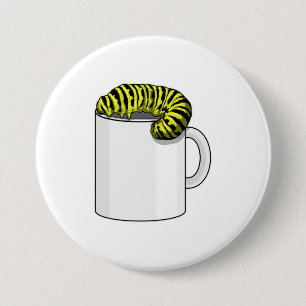 Badge Rond 7,6 Cm Caterpillar avec Musique
