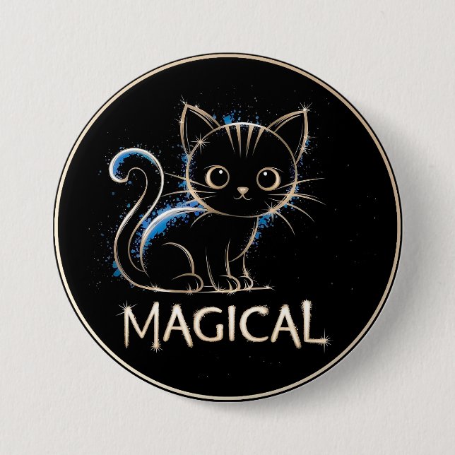 Badge Rond 7,6 Cm Catton magique (Devant)