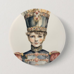 Badge Rond 7,6 Cm Cavalier, Prince Casse-Noisette Noble Cavalier en