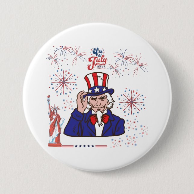 Badge Rond 7,6 Cm Célébration des cœurs courageux blanc (Devant)