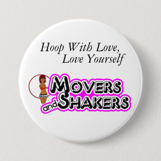 Badge Rond 7,6 Cm Cercle avec amour, amour vous-même