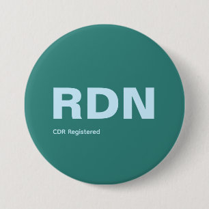 Badge Rond 7,6 Cm "Certifié RDN - CDR" Gros Bouton