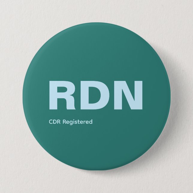 Badge Rond 7,6 Cm "Certifié RDN - CDR" Gros Bouton (Devant)