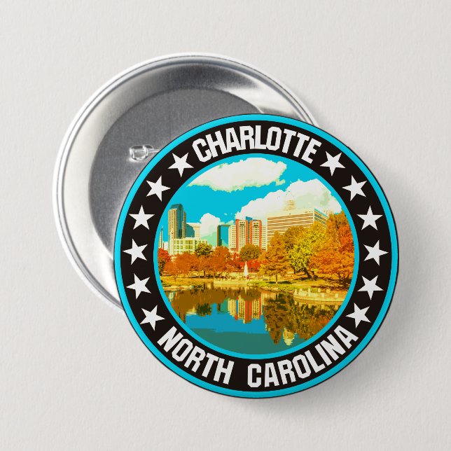 Badge Rond 7,6 Cm Charlotte (Devant & derrière)