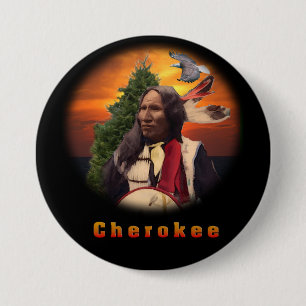 Badge Rond 7,6 Cm Cherokee Indian products