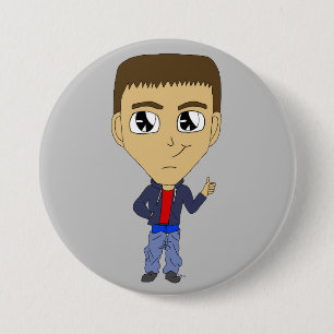 Badge Rond 7,6 Cm chibi