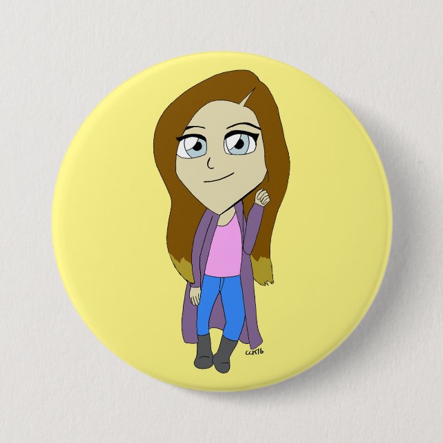 Badge Rond 7,6 Cm Chibi (Devant)
