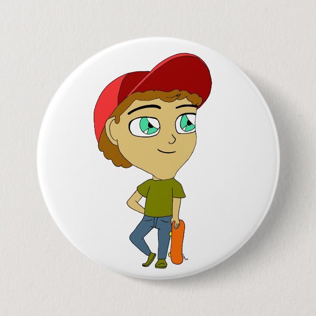 Badge Rond 7,6 Cm chibi (Devant)