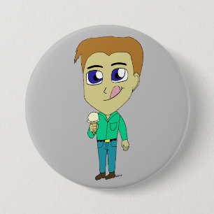 Badge Rond 7,6 Cm chibi