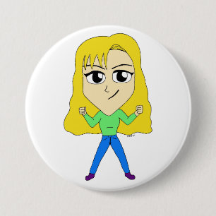 Badge Rond 7,6 Cm chibi