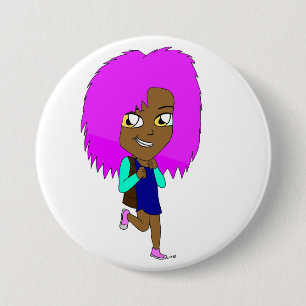 Badge Rond 7,6 Cm chibi