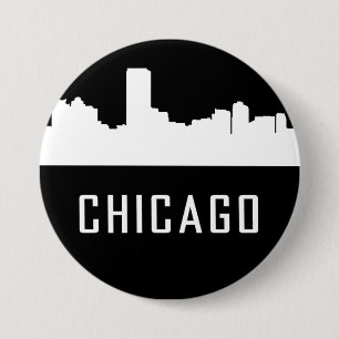 Badge Rond 7,6 Cm Chicago