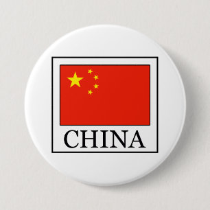 Badge Rond 7,6 Cm Chine