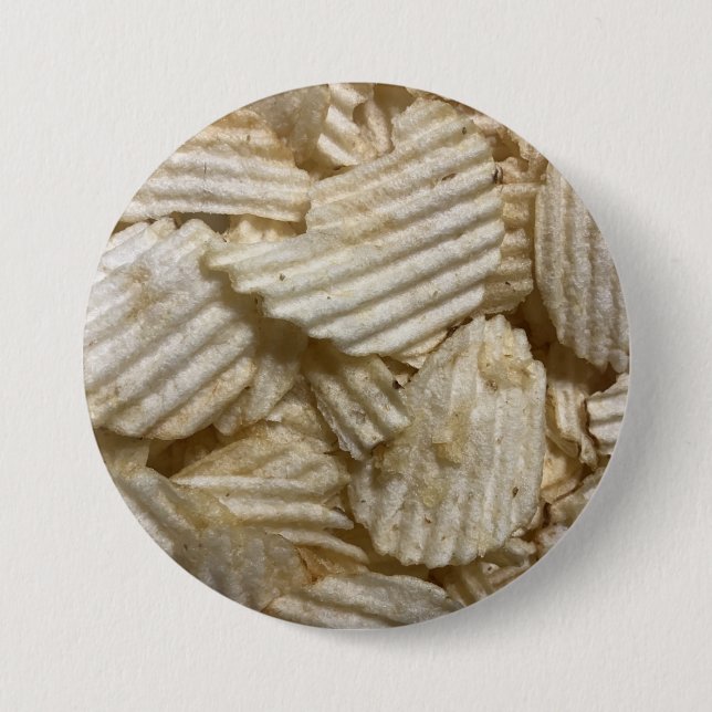 Badge Rond 7,6 Cm Chips de pommes de terre (Devant)