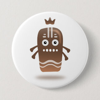 Badge Rond 7,6 Cm ChocoChobo-Bouton