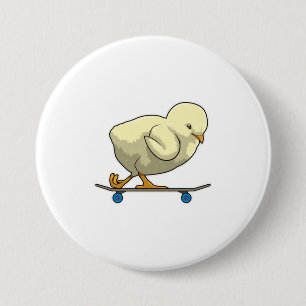 Badge Rond 7,6 Cm Choisir comme patineur avec skateboard