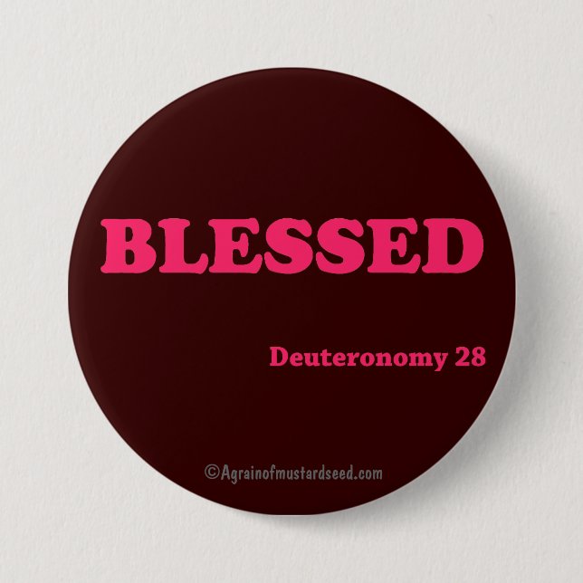 Badge Rond 7,6 Cm Citations bibliques (Devant)