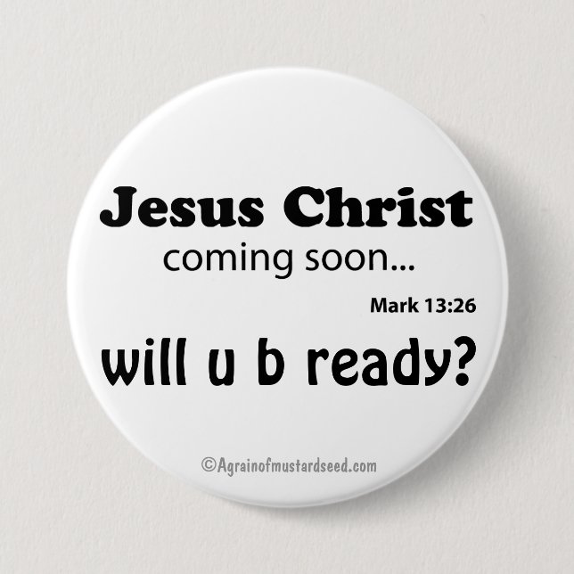 Badge Rond 7,6 Cm Citations religieuses (Devant)