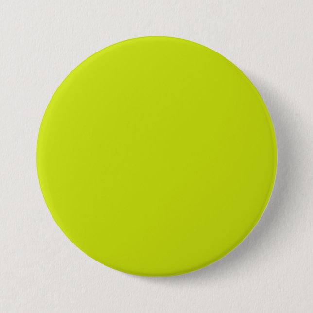 Badge Rond 7,6 Cm Citron amer (couleur solide) (Devant)