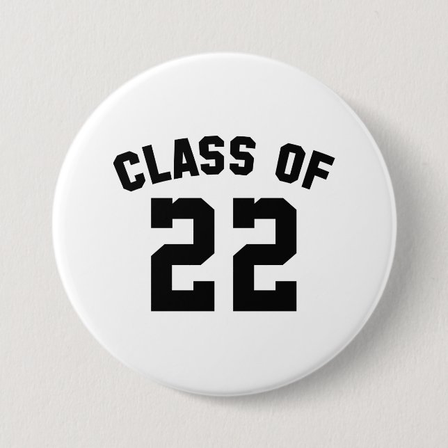 Badge Rond 7,6 Cm Classe De 22 (Devant)