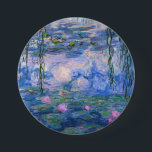 Badge Rond 7,6 Cm Claude Monet - Lys à eau, 1916<br><div class="desc">Claude Monet - Lys à eau,  1916</div>