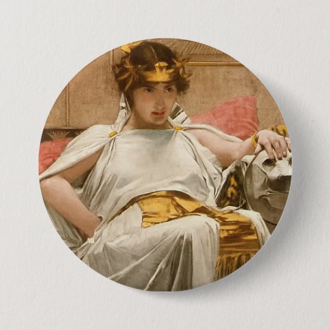 Badge Rond 7,6 Cm Cléopâtre (Devant)