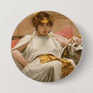 Badge Rond 7,6 Cm Cléopâtre