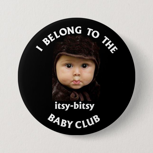 Badge Rond 7,6 Cm club bitsy itsy de bébé (Devant)