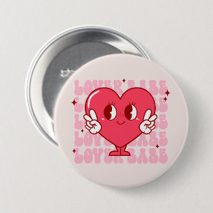 Badge Rond 7,6 Cm Coeur de bébé mignon