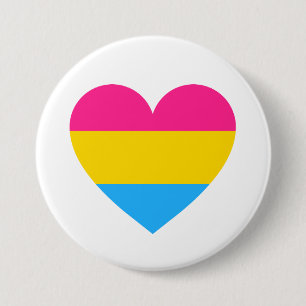 Badge Rond 7,6 Cm Coeur de la fierté transexuelle