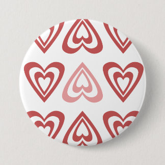 Badge Rond 7,6 Cm Cœurs de la Saint-Valentin mignons – Conception d'