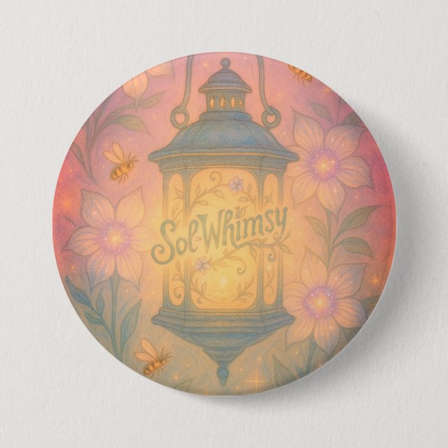 Badge Rond 7,6 Cm Collection de broches Solwhimsy 1 (Devant)