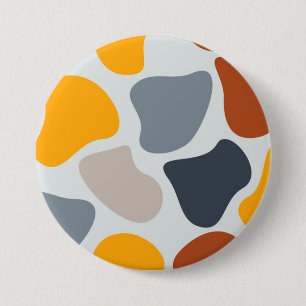 Badge Rond 7,6 Cm Colorful, cool, trendy, modern organic geometric