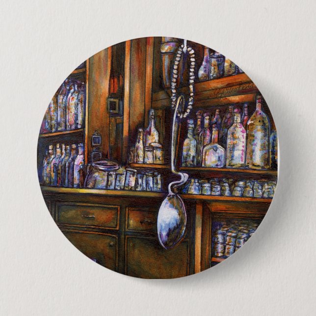 Badge Rond 7,6 Cm Compris implicitement (Devant)