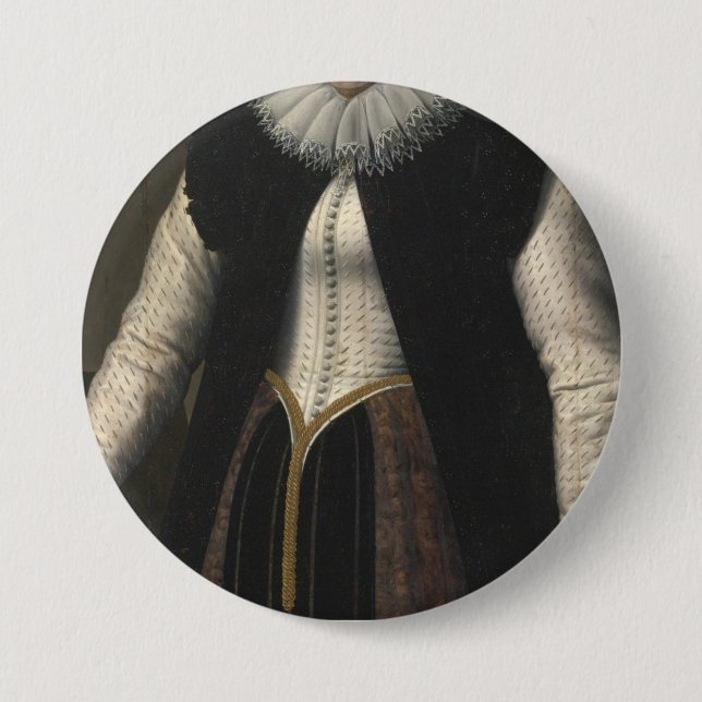 Badge Rond 7,6 Cm Comte d'Elizabeth Bathory (Devant)