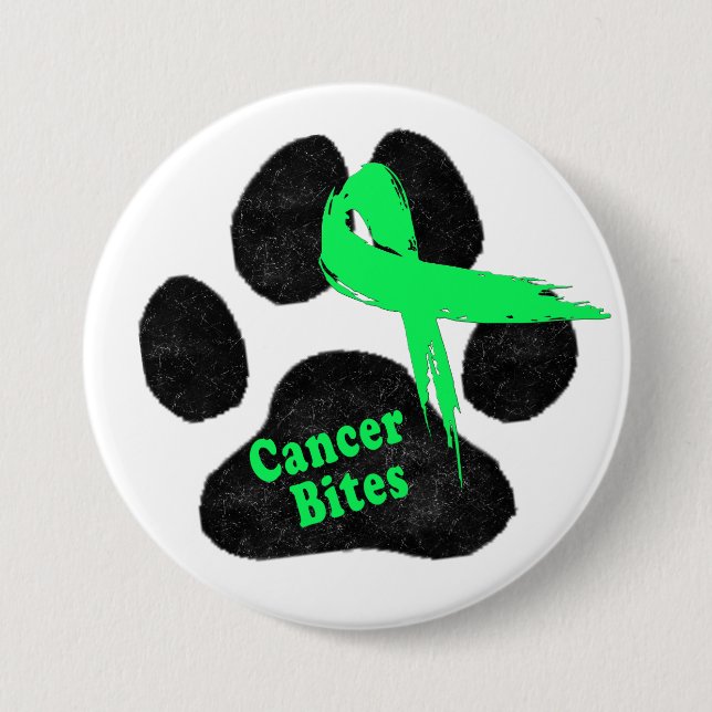 Badge Rond 7,6 Cm Conception de ruban de sensibilisation au lymphome (Devant)