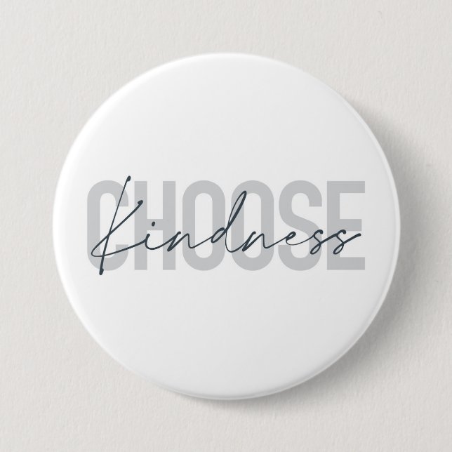 Badge Rond 7,6 Cm Conception moderne, urbaine et simple de Choose Ki (Devant)