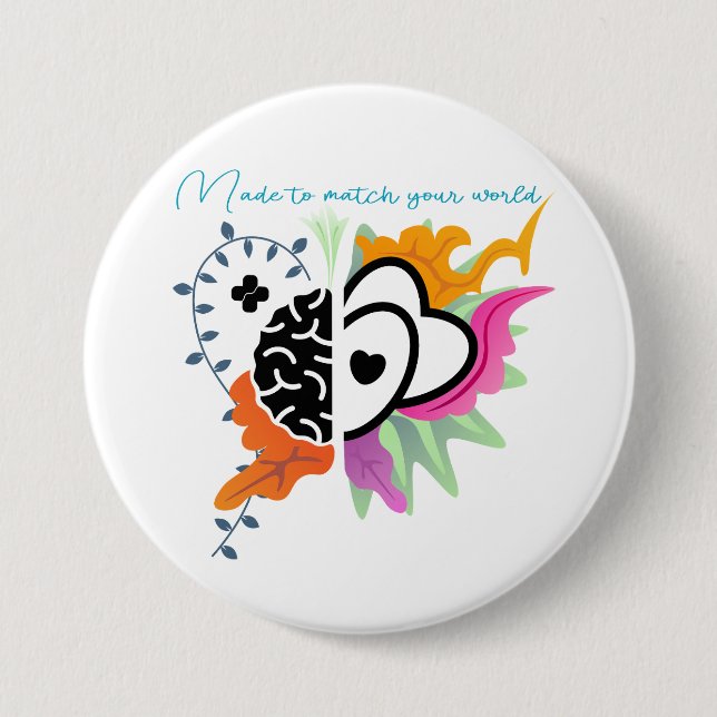 Badge Rond 7,6 Cm Conception pour chaque personnalité et passion (Devant)