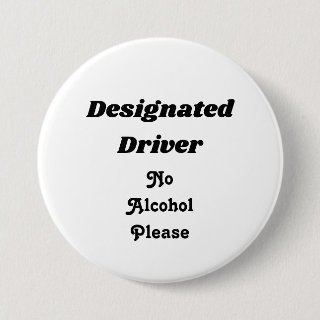Badge Rond 7,6 Cm Conducteur indiqué 3" bouton (Devant)