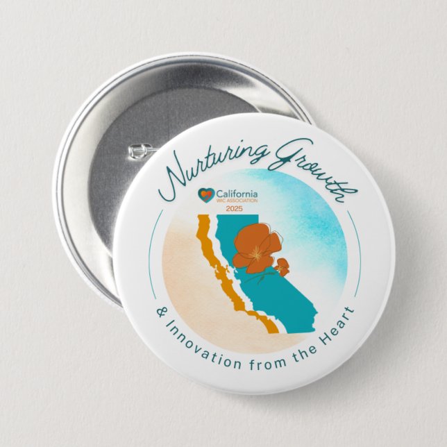 Badge Rond 7,6 Cm Conférence annuelle 2025 CWA 3" Pin (Devant & derrière)