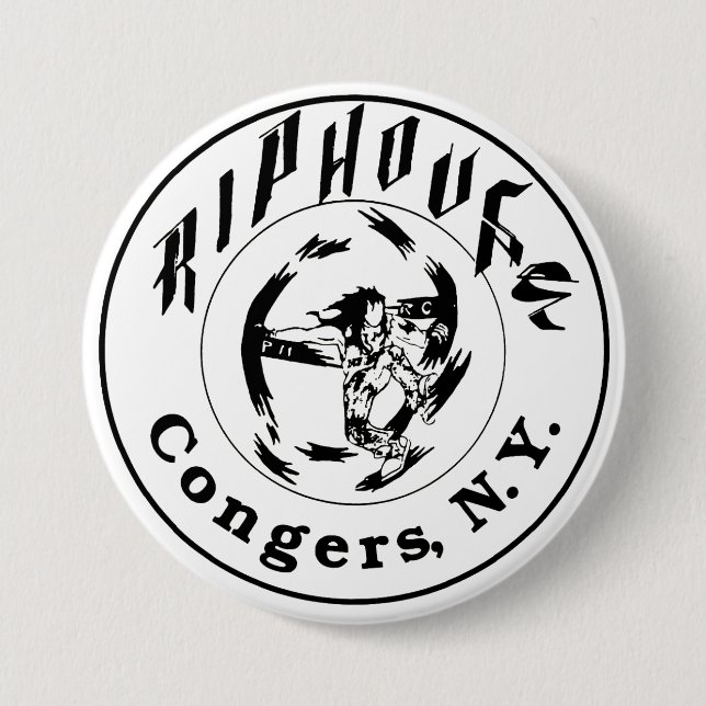 Badge Rond 7,6 Cm Congres de Riphouse, NY (Devant)